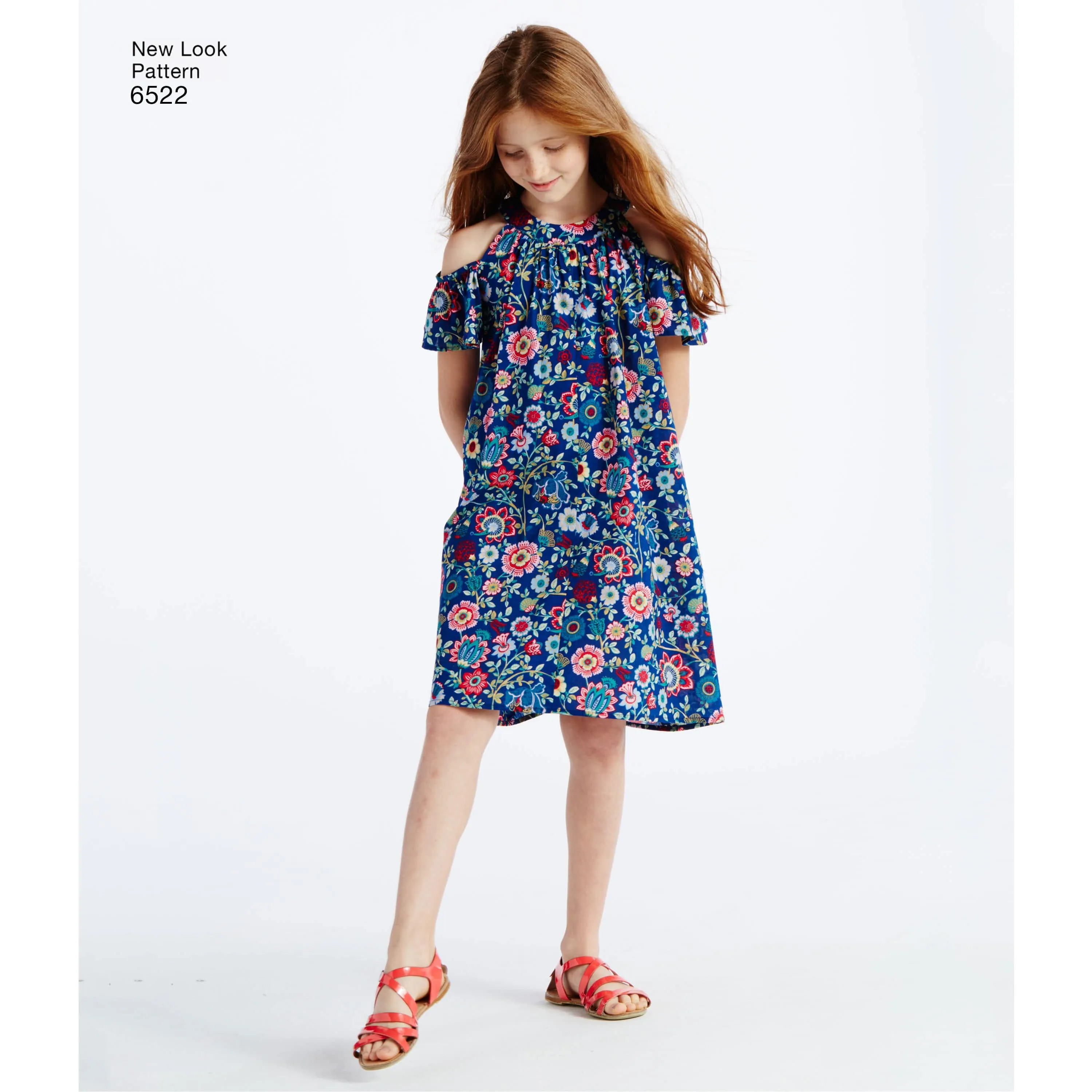 6522 New Look Pattern 6522 Child's and Girls' Dresses and Top