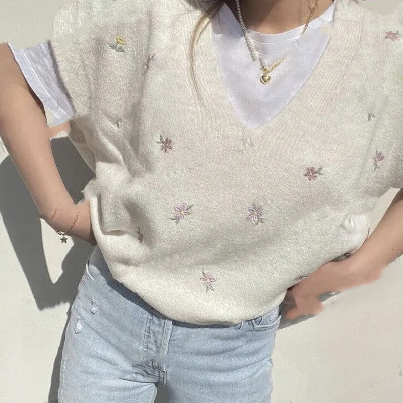 American Vintage V-Neck Knitted Sweater