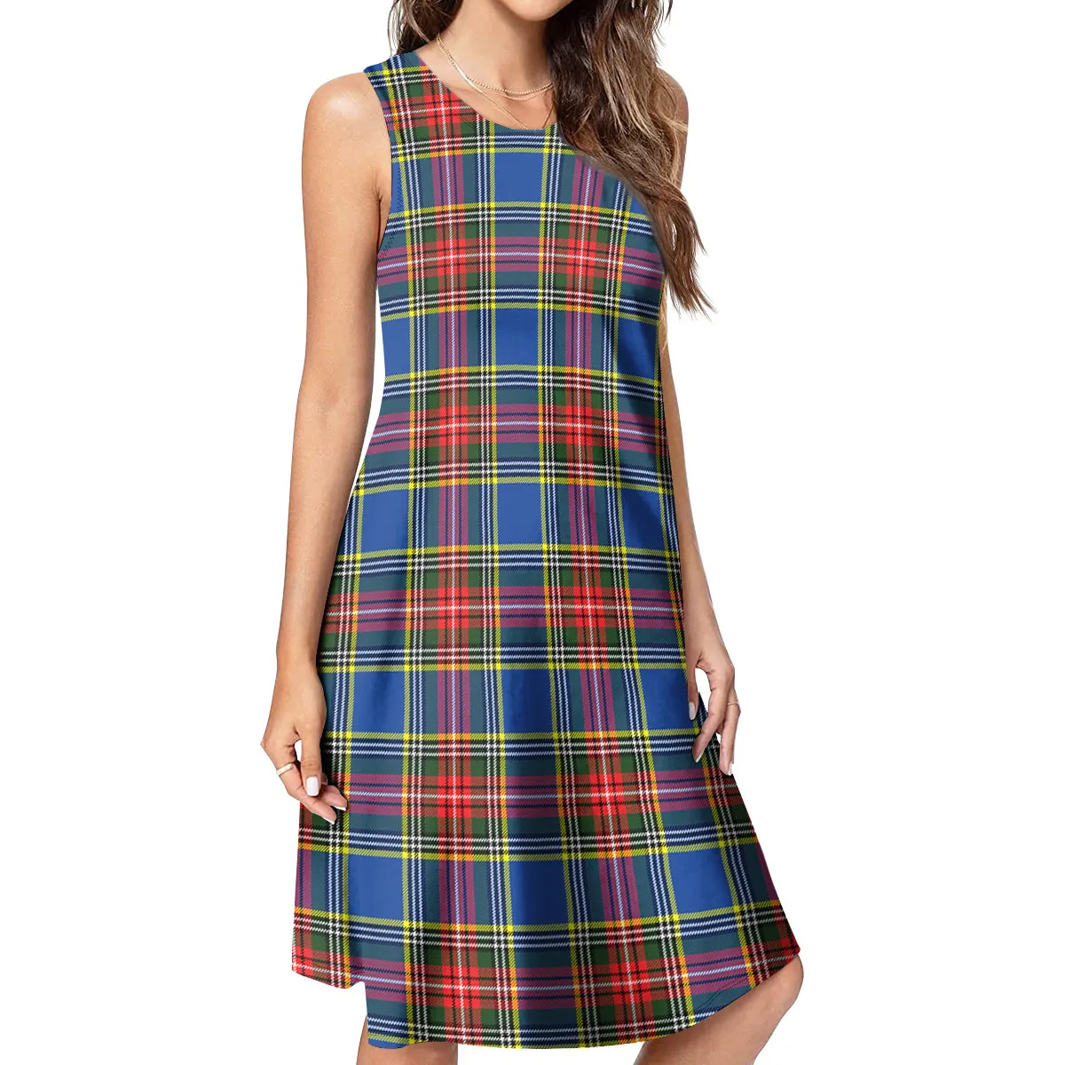 Bethune Tartan Womens Casual Dresses