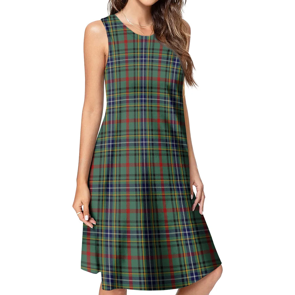 Bisset Tartan Womens Casual Dresses