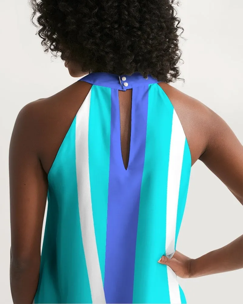 Blue Bay Halter Dress