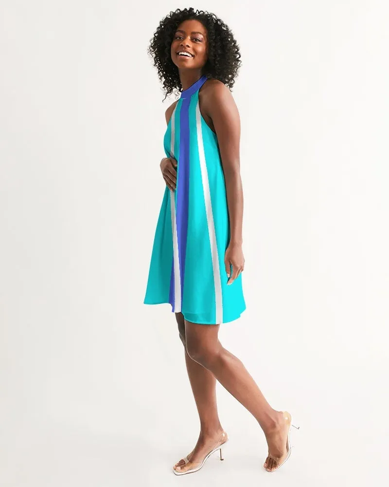 Blue Bay Halter Dress