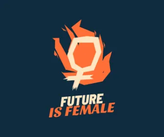 FUTURE IS FEMALE - 3/4TH SLEEVE T-SHIRT DRESSES