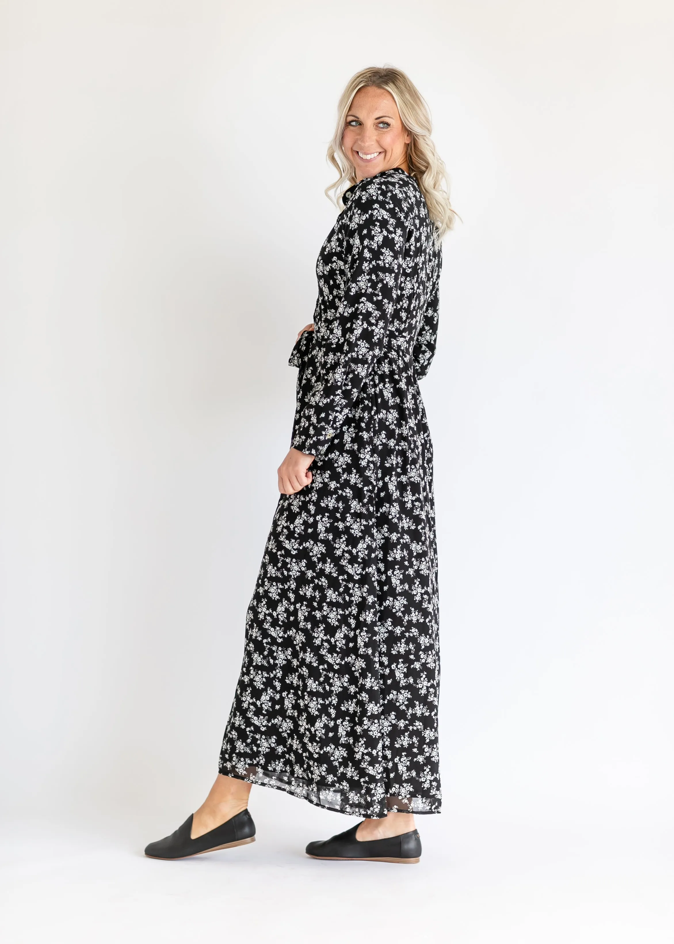 Gracelyn Button Up Maxi Dress