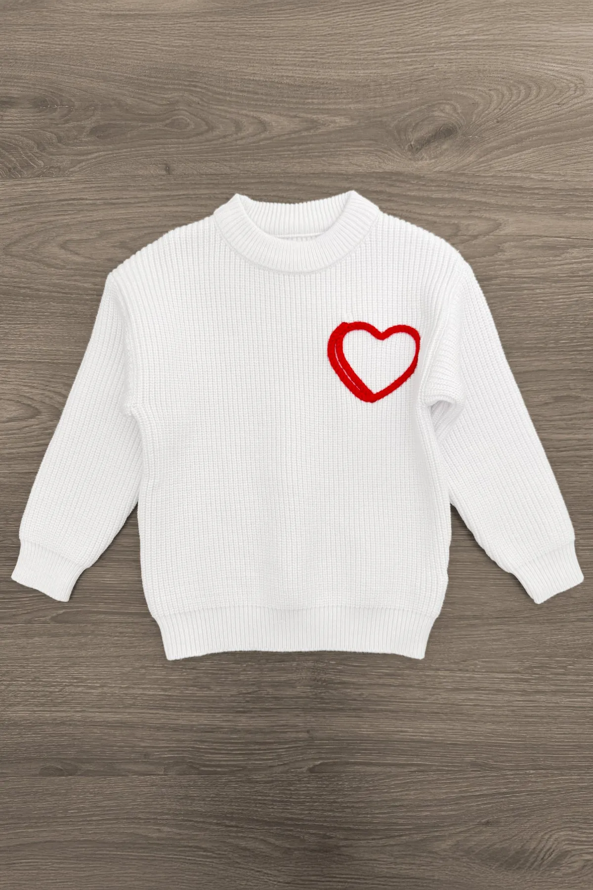 Heart Knit Sweater - Boy or Girl