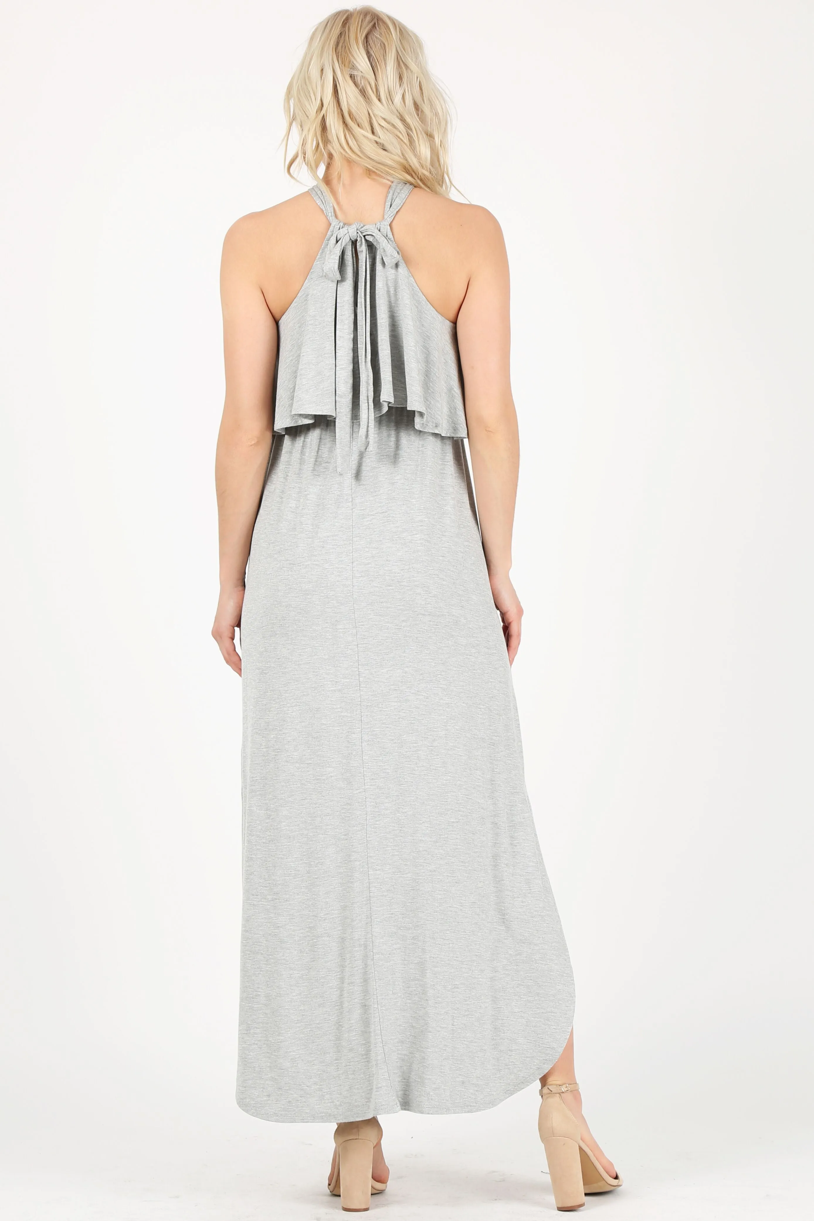 Heed the Halter Maxi Dress