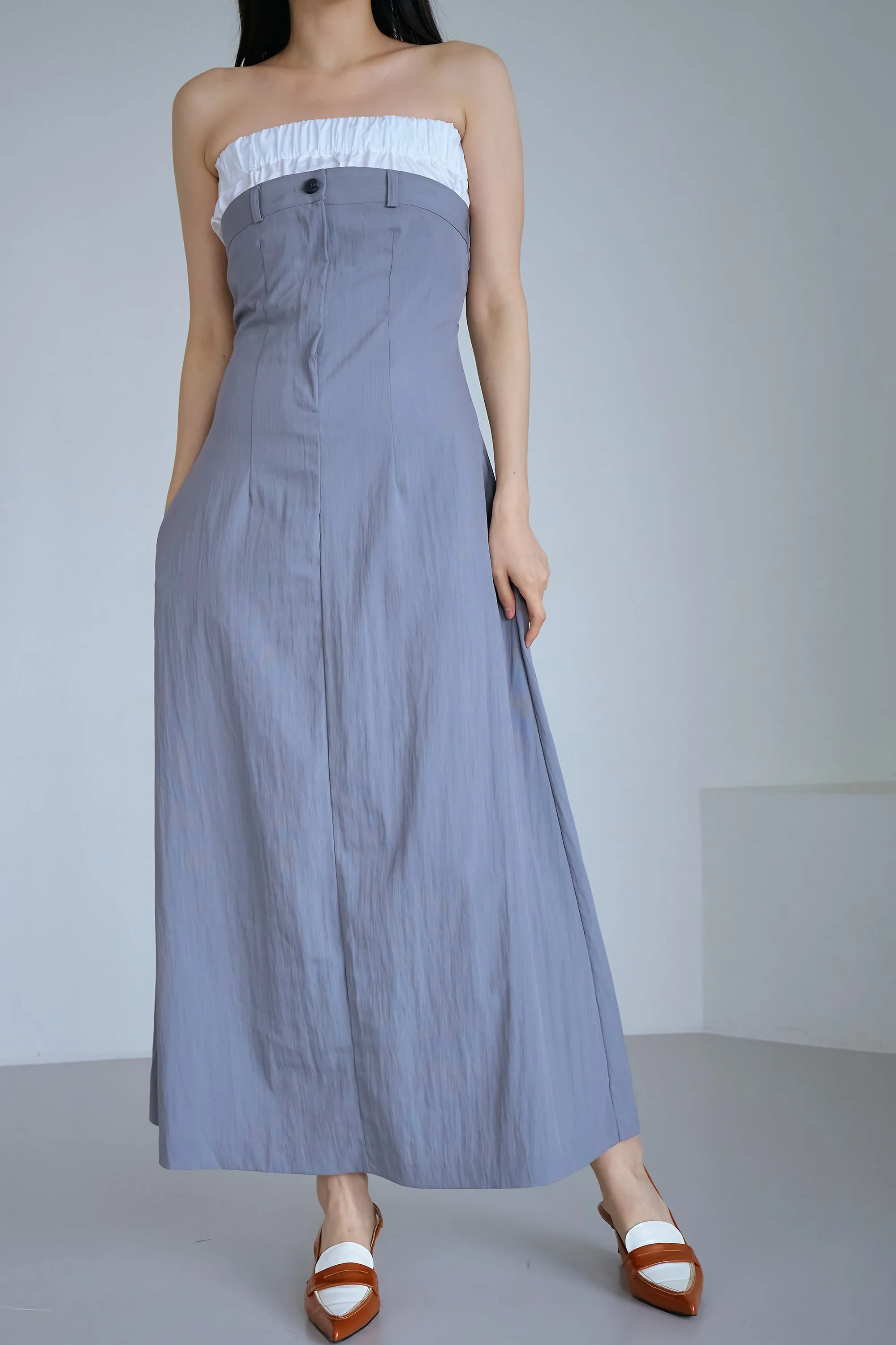 Lena Layered Effect Maxi Dress