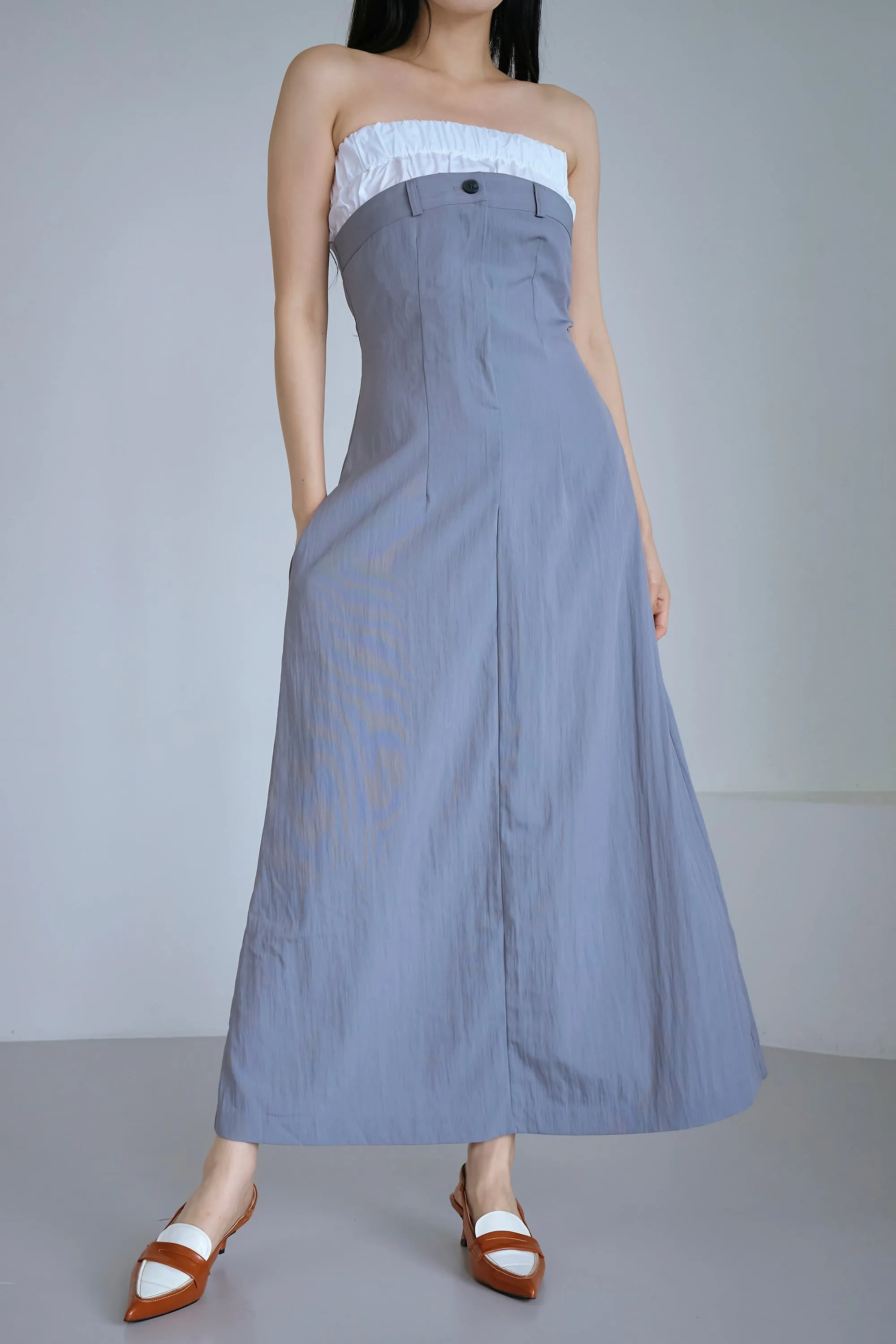 Lena Layered Effect Maxi Dress