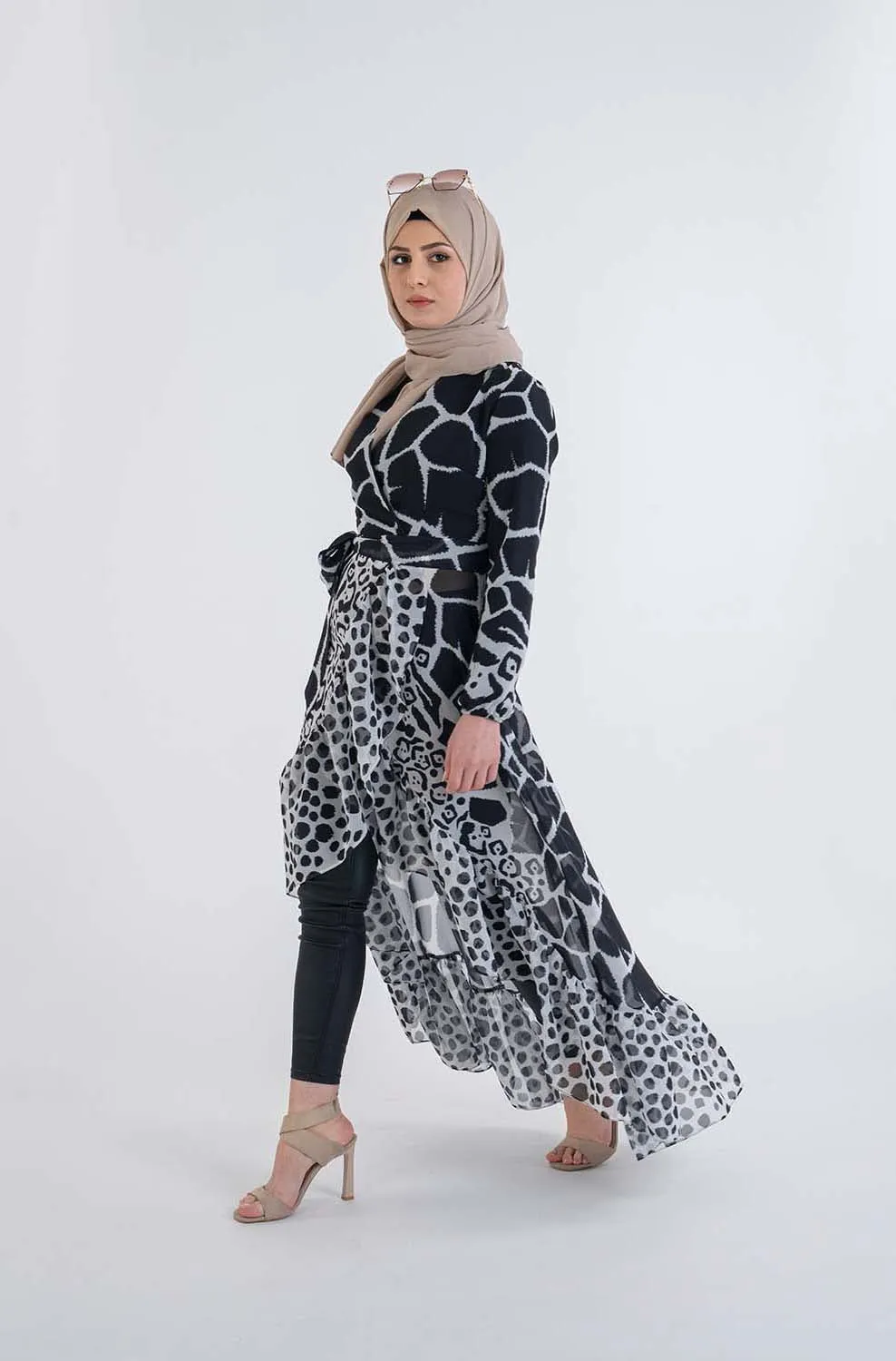 Leo Prİnt Tunic-hijab style casual