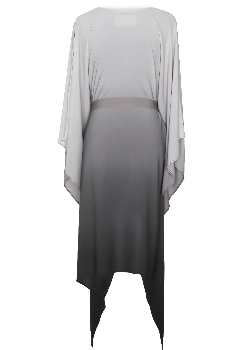 Monochrome Ombre - Silver Santorini Dress