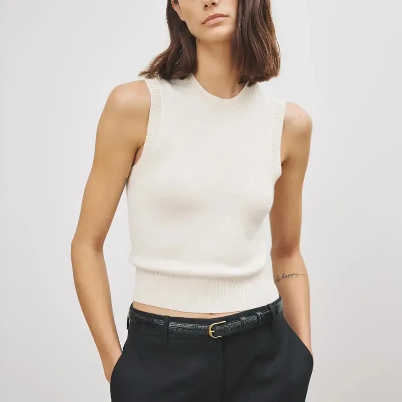 Nili Lotan - May Sweater Tank in Ivory