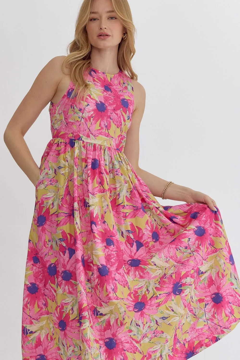 Penelope Floral Midi Dress