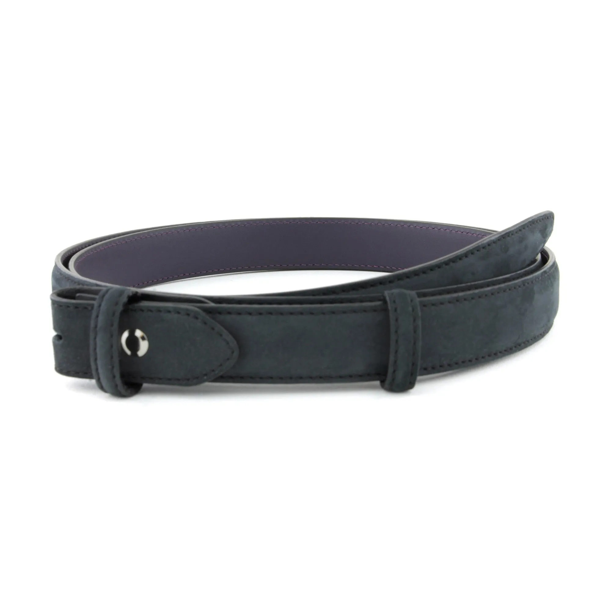 Slim Classic Nubuck Belt Strap