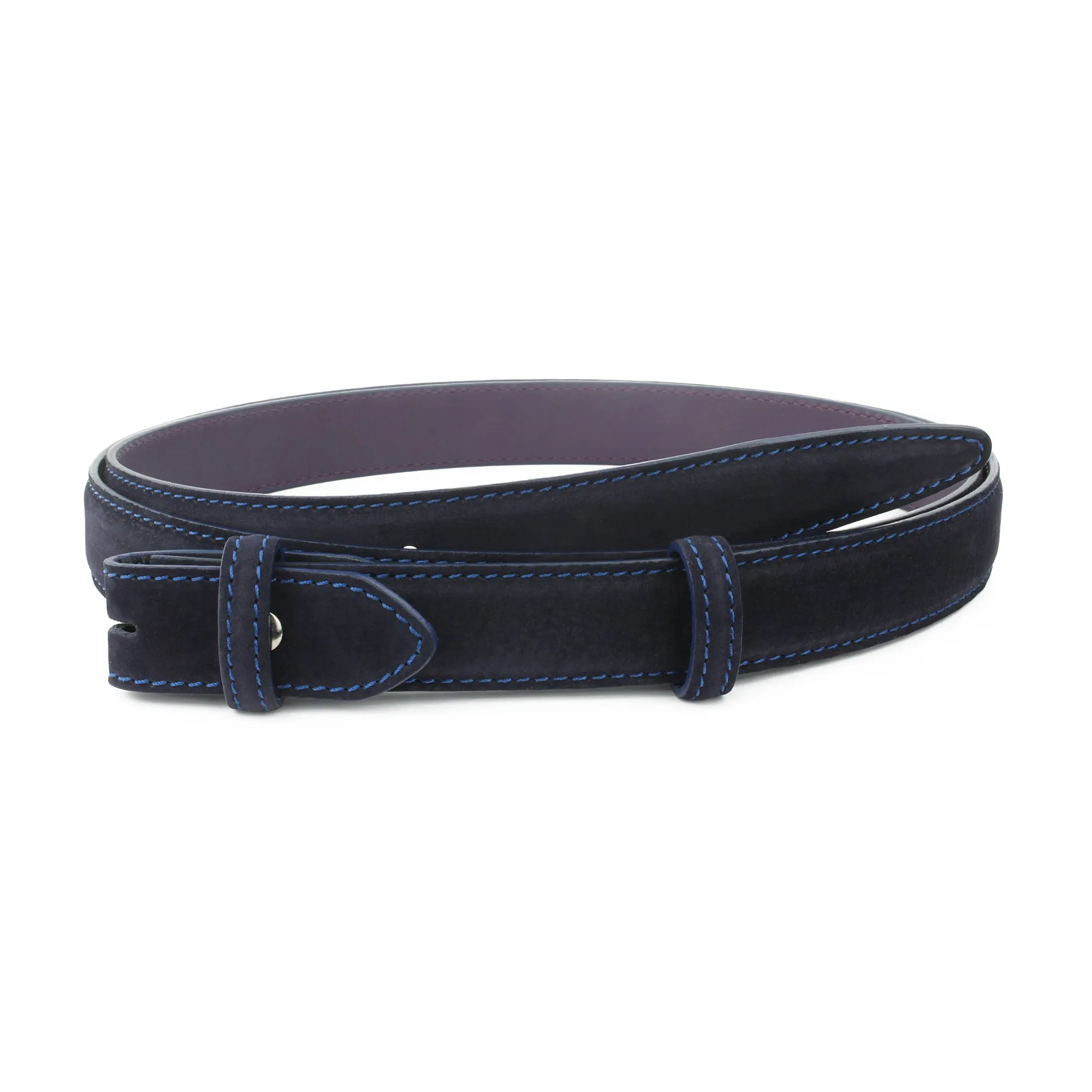 Slim Classic Nubuck Belt Strap