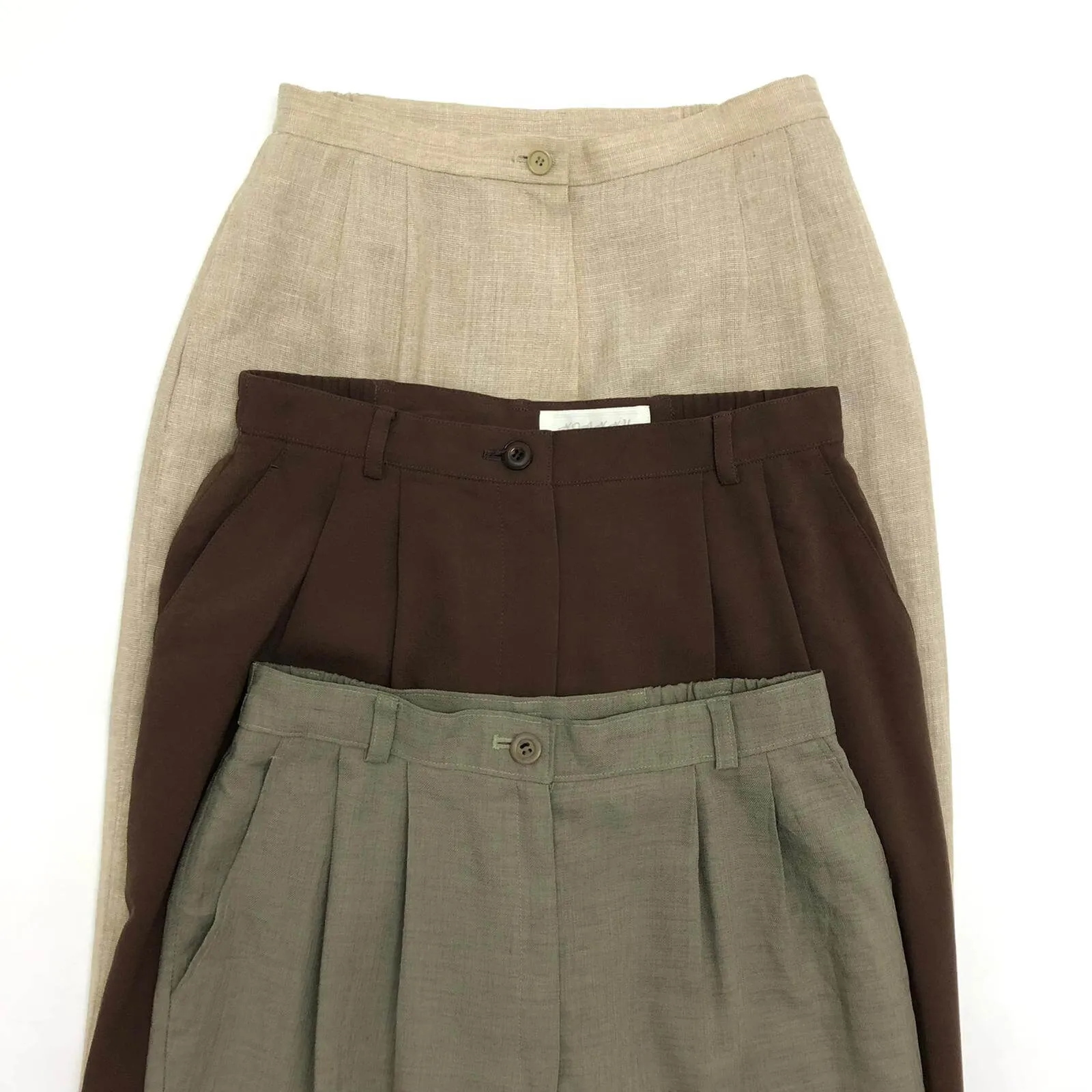 Vintage Ladies Pleated Trousers