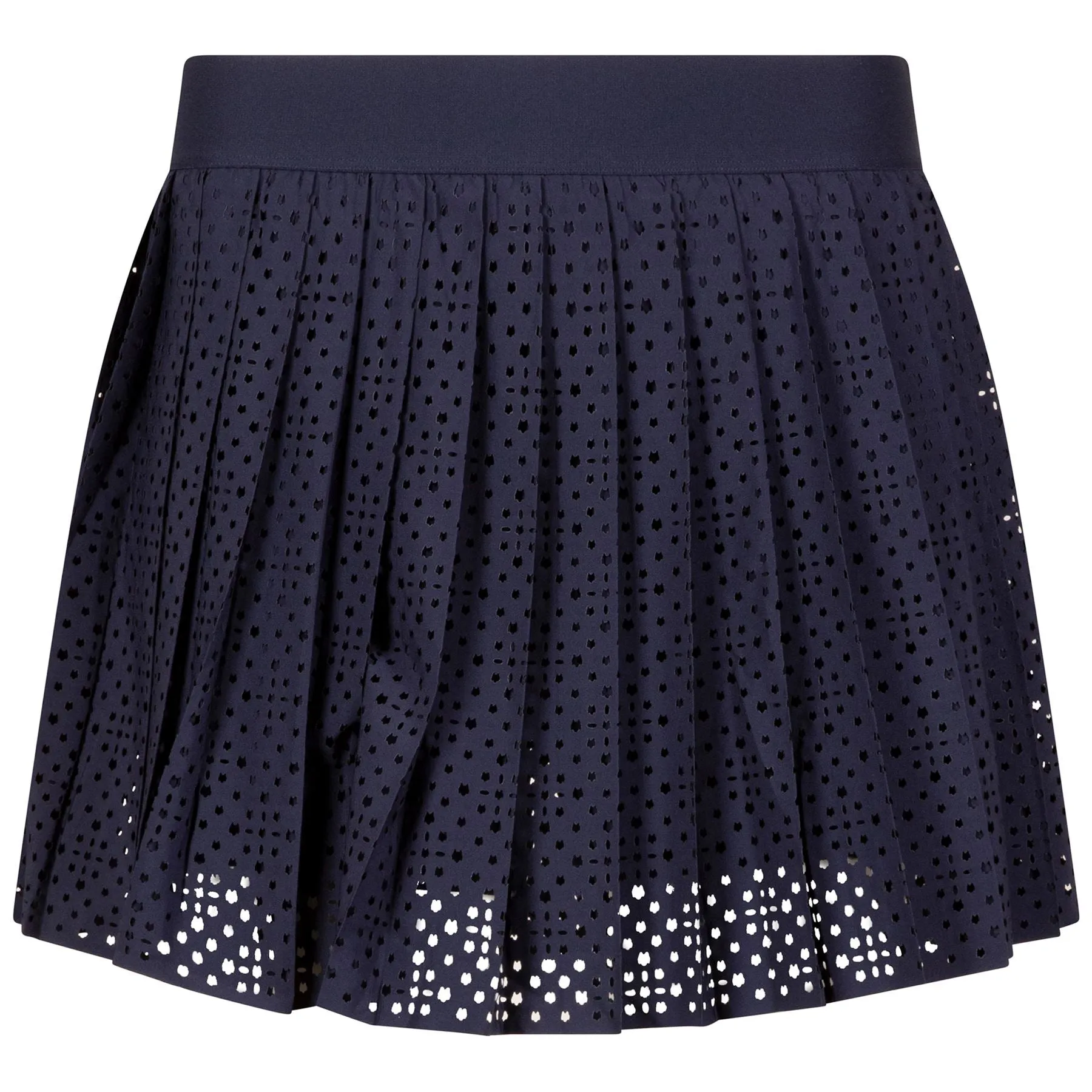 Womens Laser Cut Leo Skirt Maltese Blue - AW24