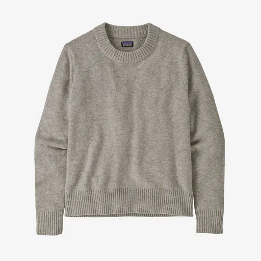 WOMEN'S RECYCLED WOOL BLEND CREW SWEATER