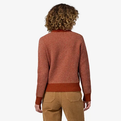 WOMEN'S RECYCLED WOOL BLEND CREW SWEATER